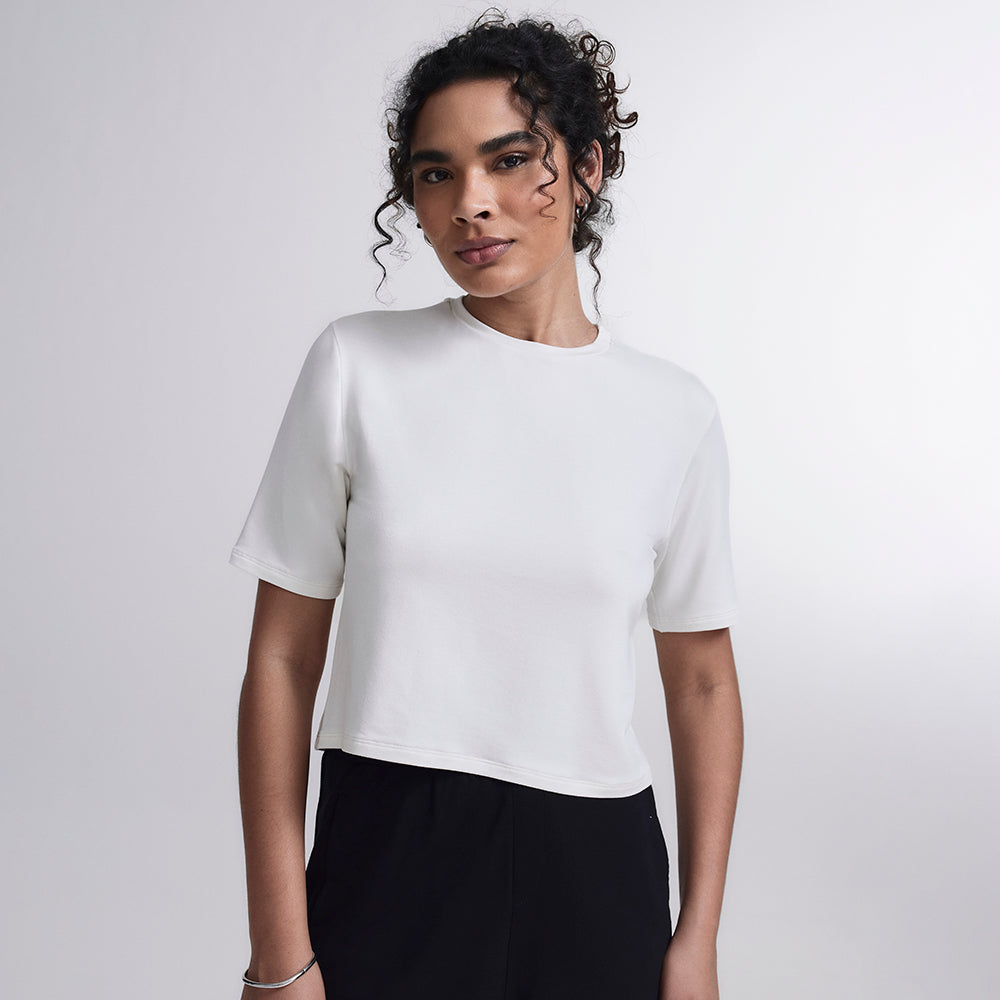 Blusa Feminina Boxy Cropped Light InLounge™