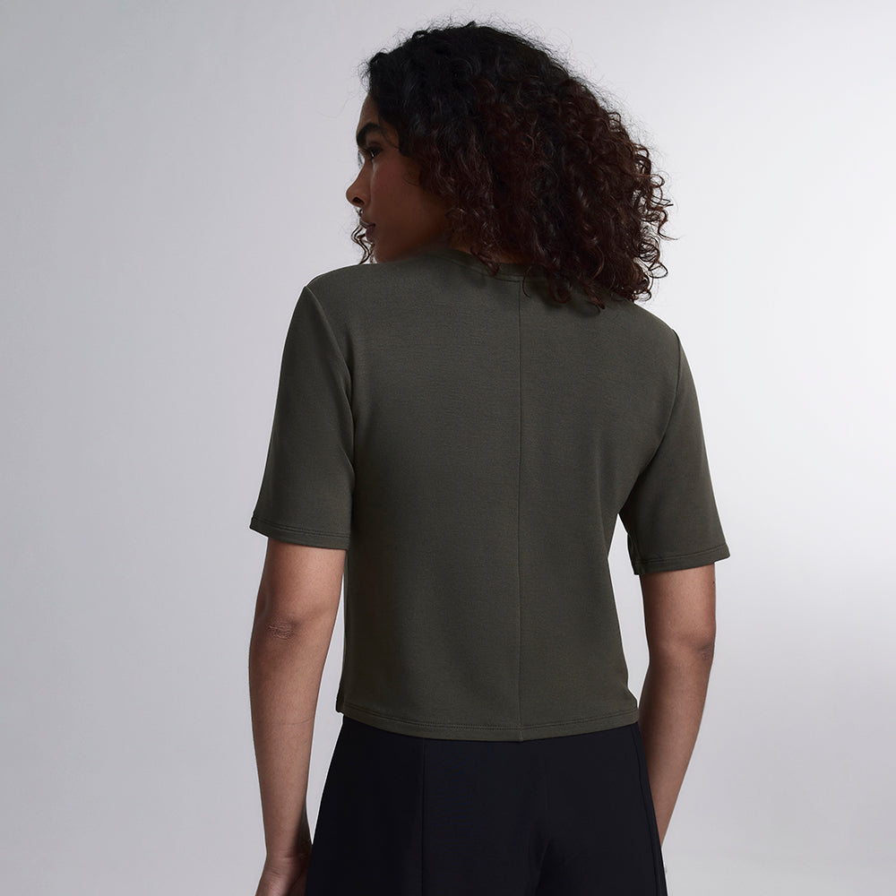Blusa Feminina Boxy Cropped Light InLounge™
