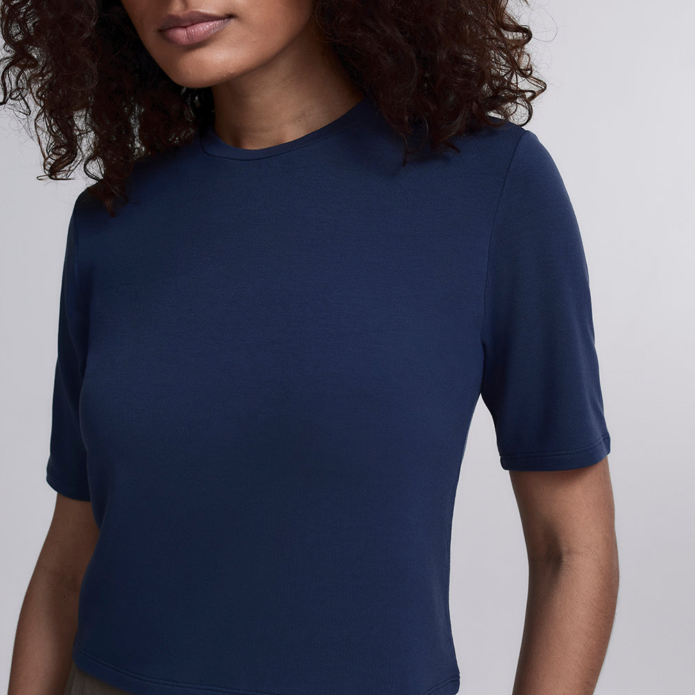Blusa Feminina Boxy Cropped Light InLounge™