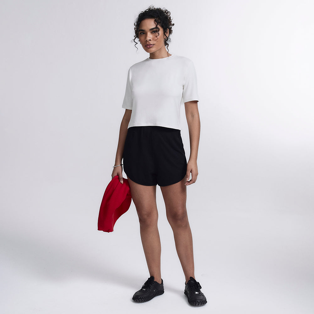 Blusa Feminina Boxy Cropped Light InLounge™