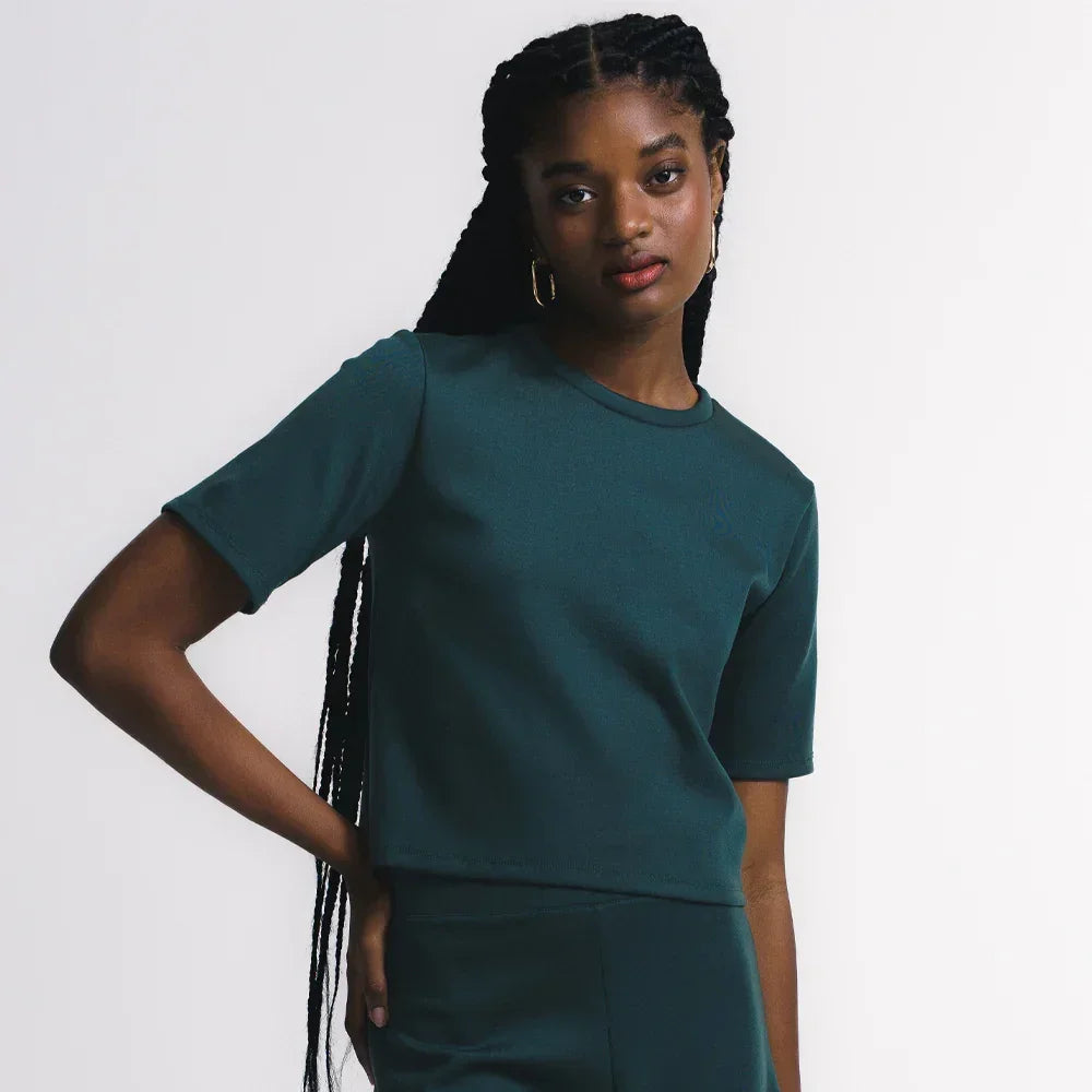 Blusa Boxy Cropped
