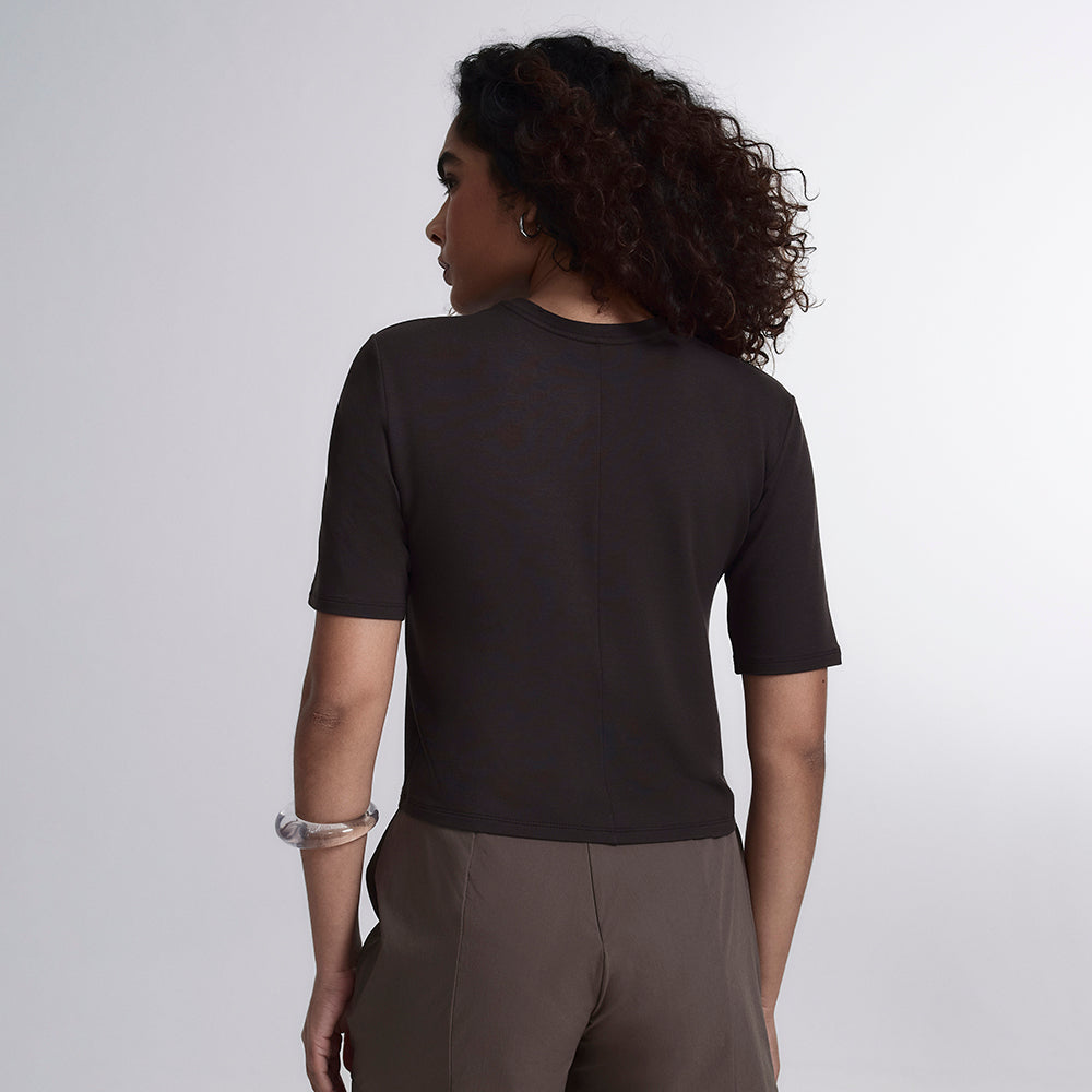 Blusa Feminina Boxy Cropped Light InLounge™
