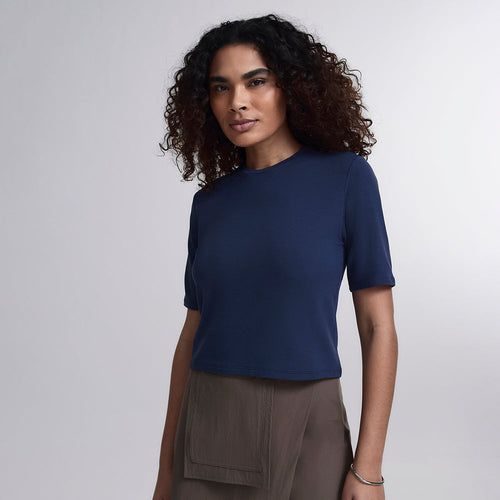 Blusa Feminina Boxy Cropped Light InLounge™
