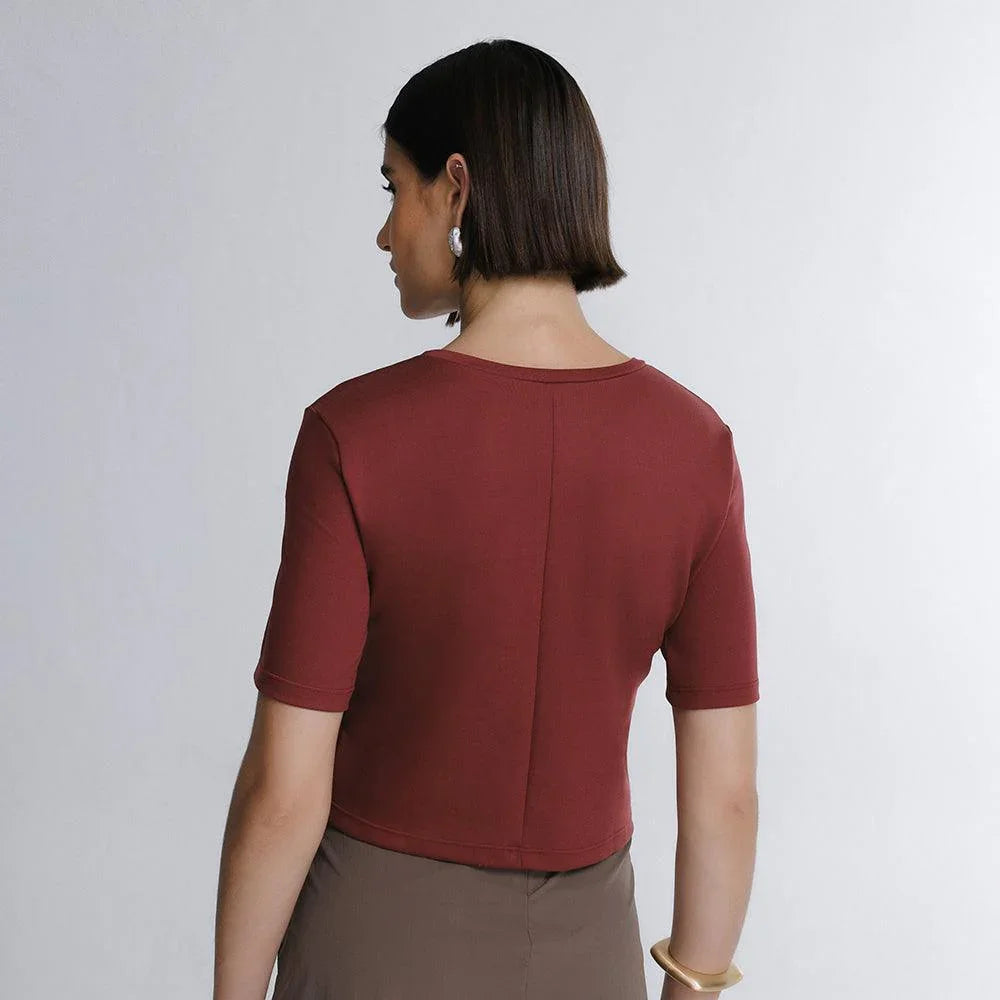 Blusa Boxy Cropped