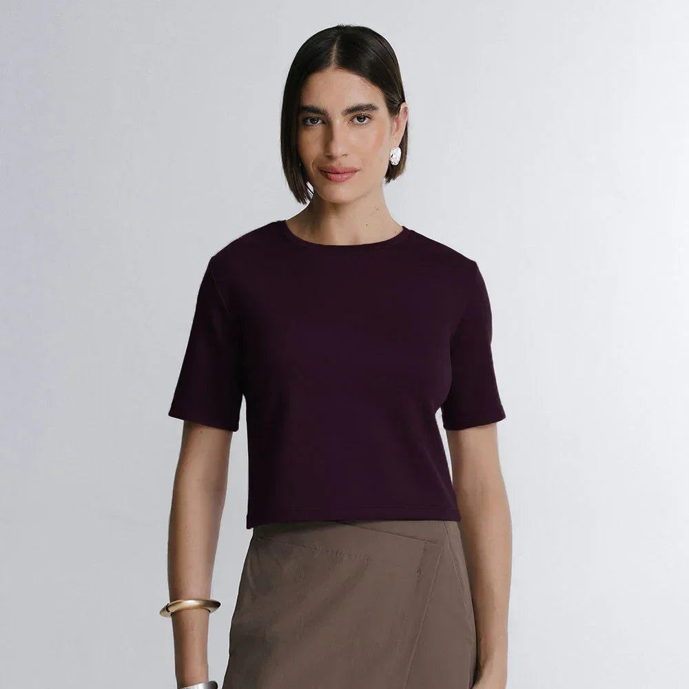 Blusa Boxy Cropped