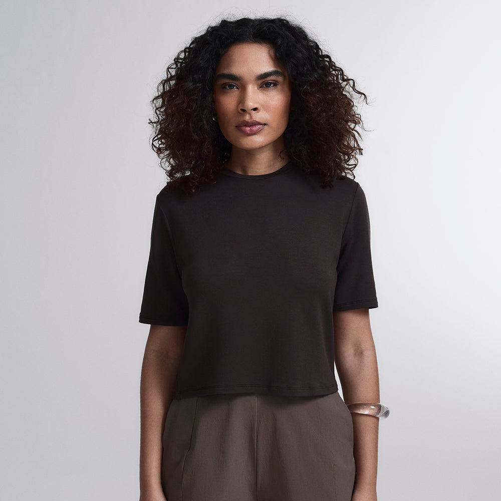 Blusa Feminina Boxy Cropped Light InLounge™