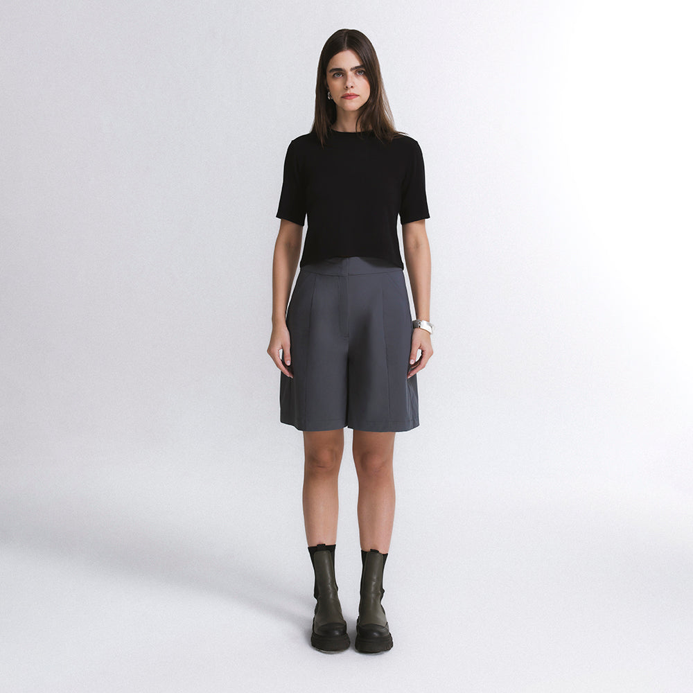 Blusa Feminina Boxy Cropped Light InLounge™