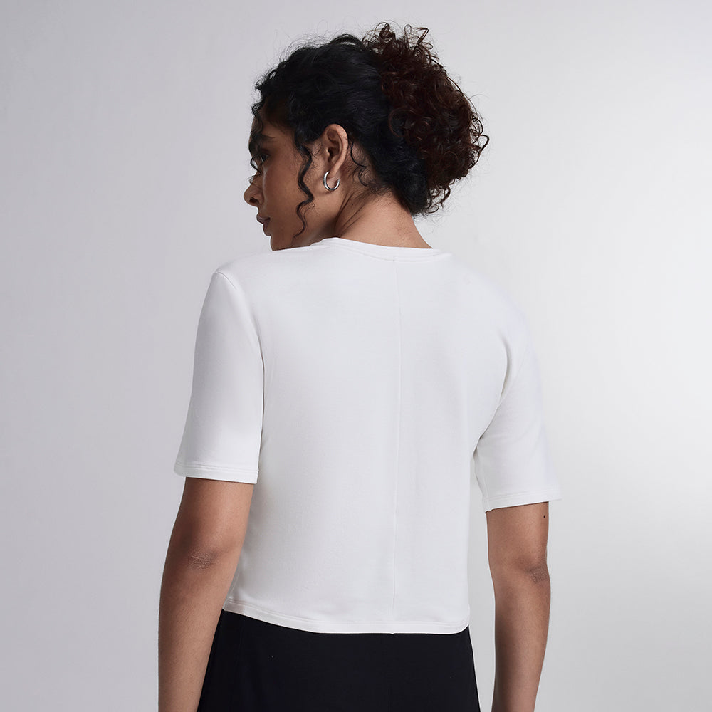 Blusa Feminina Boxy Cropped Light InLounge™