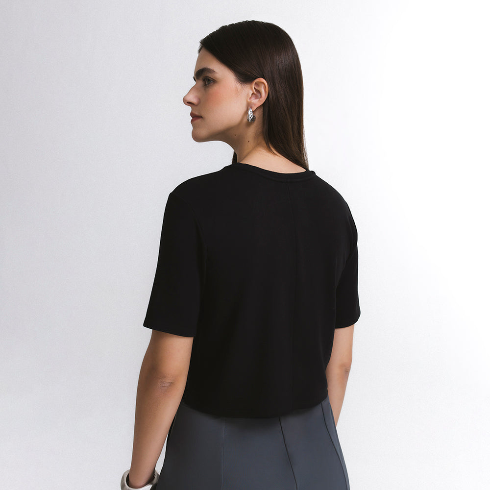 Blusa Feminina Boxy Cropped Light InLounge™